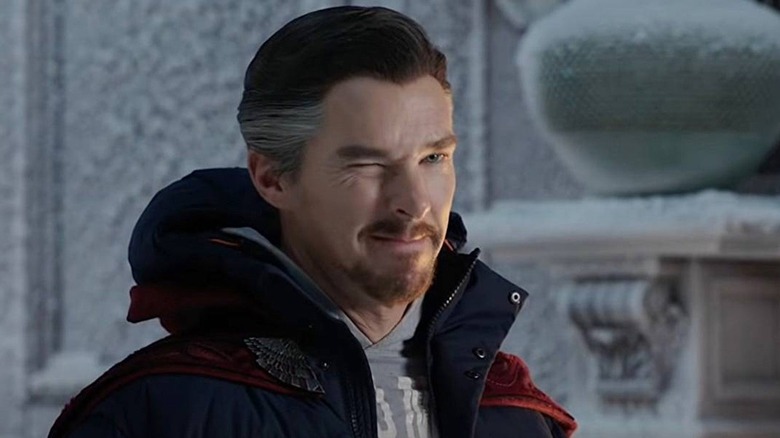 Cumberbatch as Dr Strange in "No Way Home"