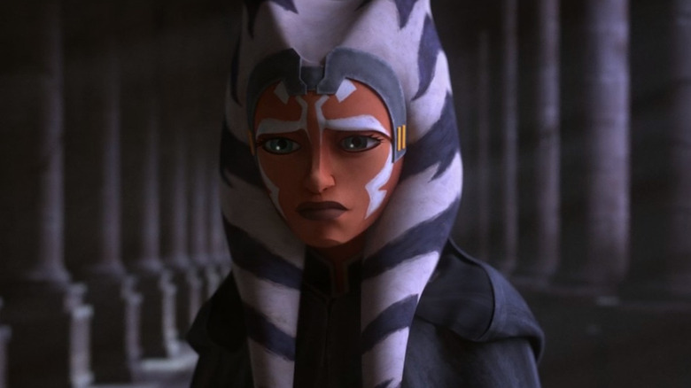 Ahsoka Tano looking sad