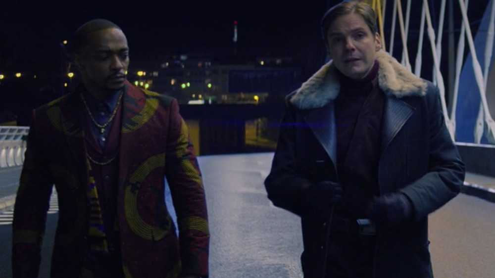 Sam Wilson and Zemo dressed up