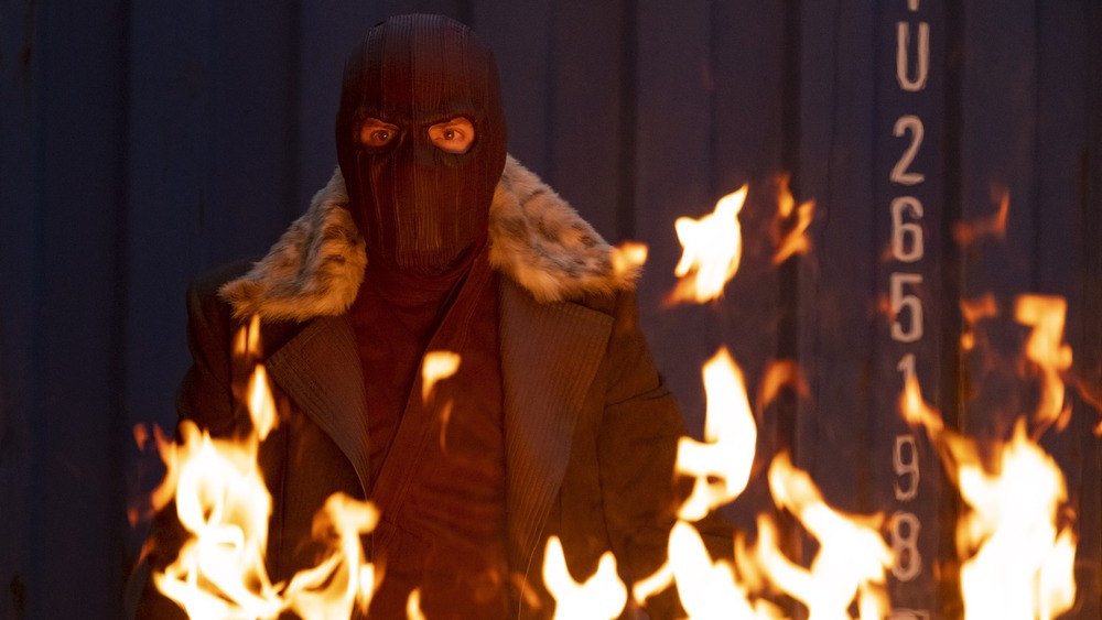 Baron Zemo in fire