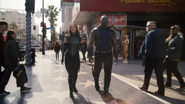 Mantis and Drax visit Hollywood