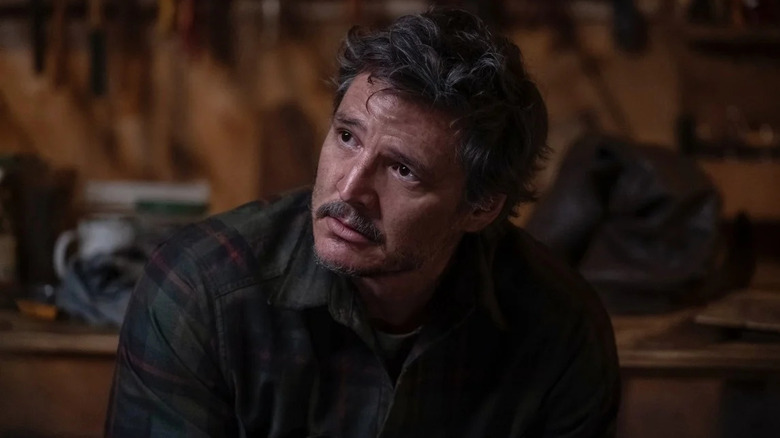 Pedro Pascal as Joel close-up