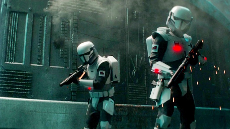 Beskar stormtroopers prepare for battle