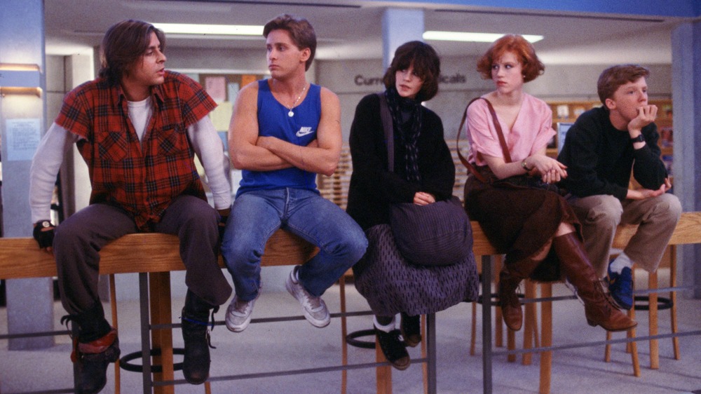 The cast of The Breakfast Club 