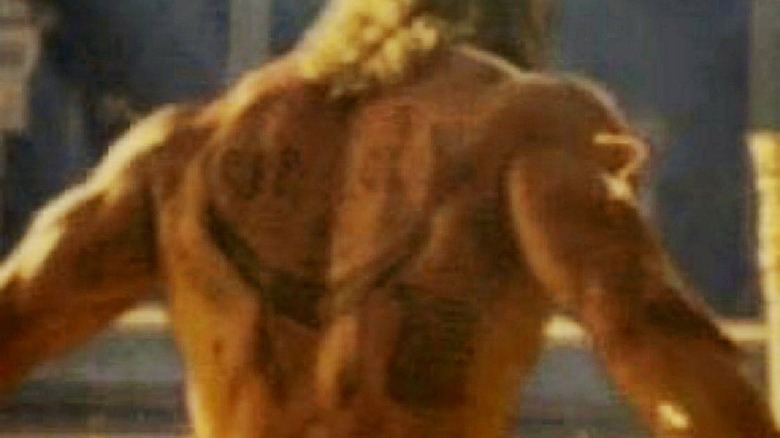 Thor's back has some new tattoes