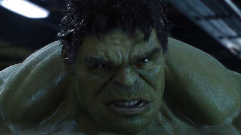 Hulk glowers 