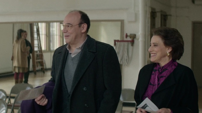 Danny Burstein and Judy Kuhn as Larson's parents