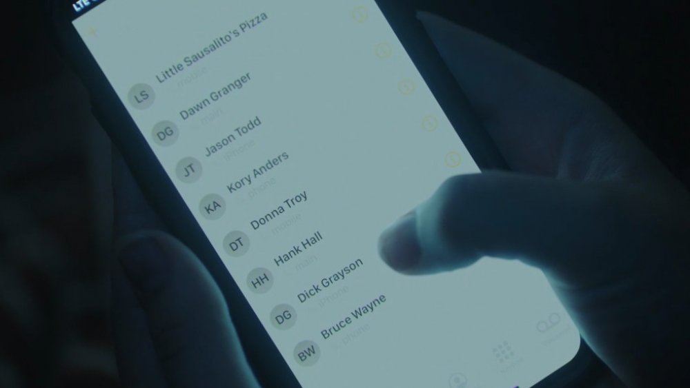 Rachel's contact list