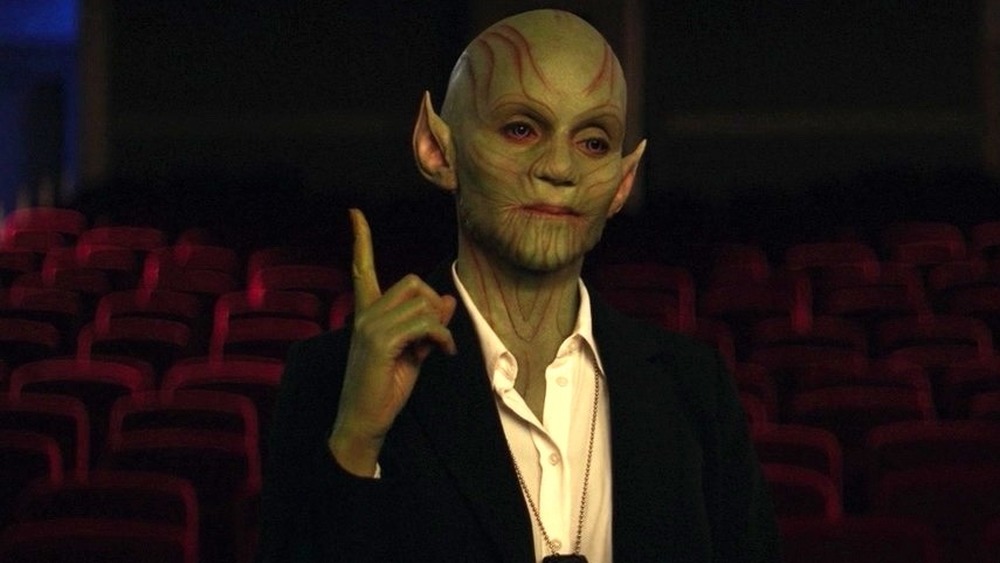 The Skrull in the mid-credits scene of the finale 