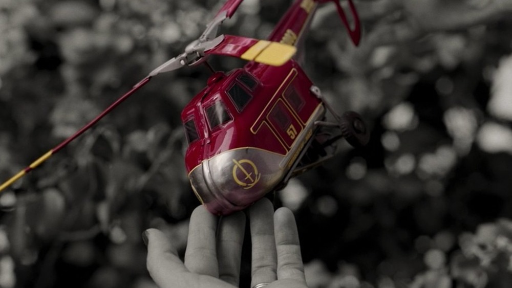 The toy helicopter in WandaVision episode 2