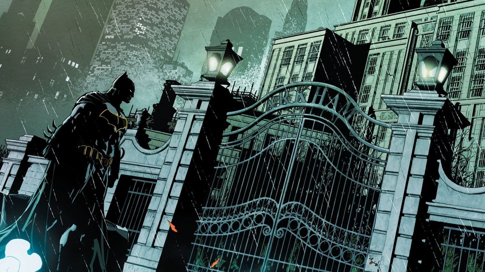 Batman visits Arkham Asylum