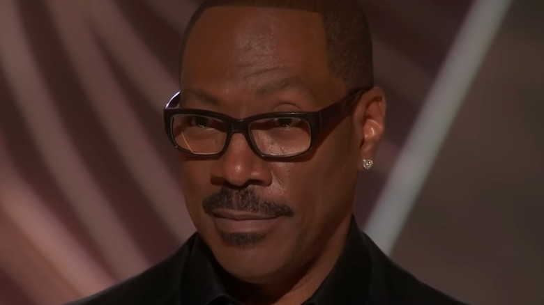 Eddie Murphy accepting award