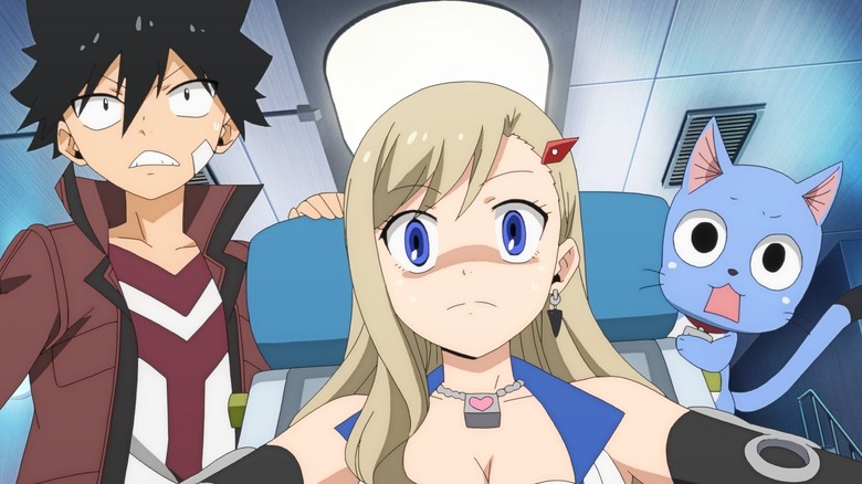 Rebecca piloting the ship in Edens Zero