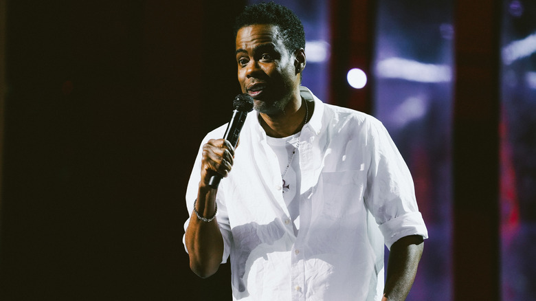 Chris Rock performing stand-up comedy