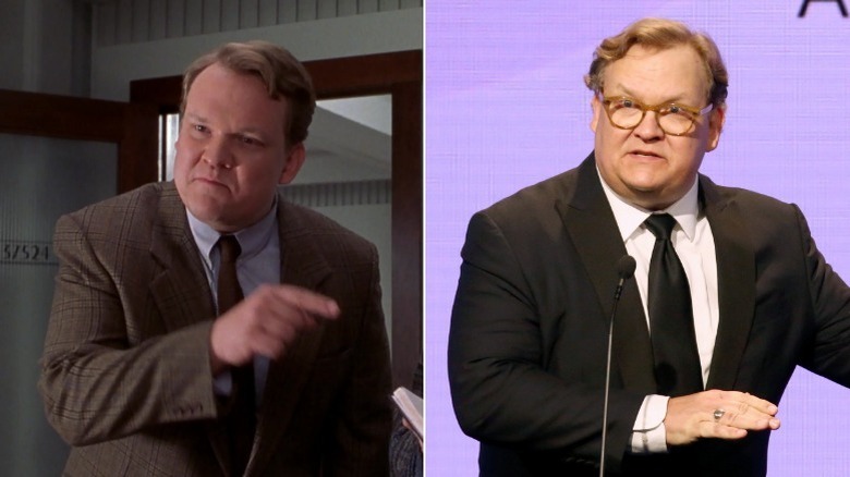 Elf Andy Richter then and now