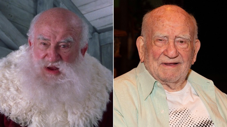 Elf Ed Asner then and now