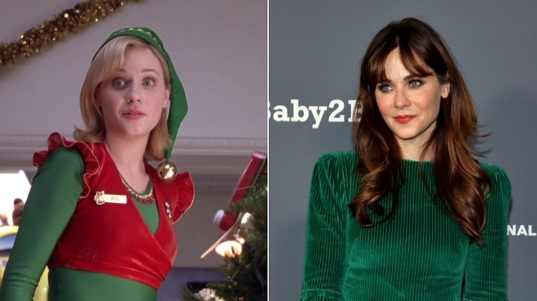 Elf Zooey Deschanel then and now