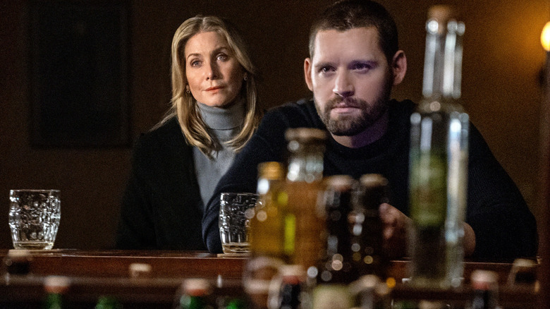 Elizabeth Mitchell and Luke Kleintank in FBI International 