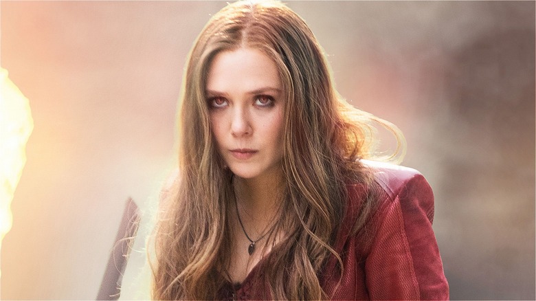 Scarlet Witch looking menacing