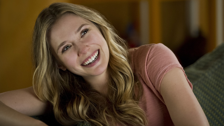 Elizabeth Olsen smiling