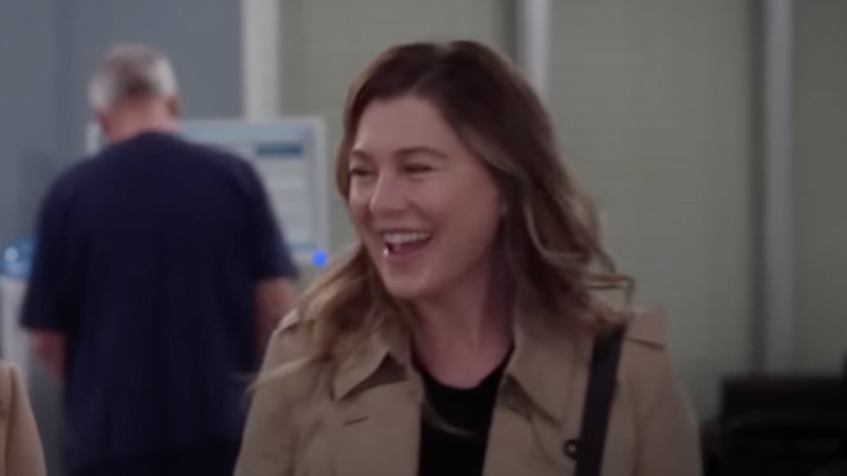 Meredith Grey smiling