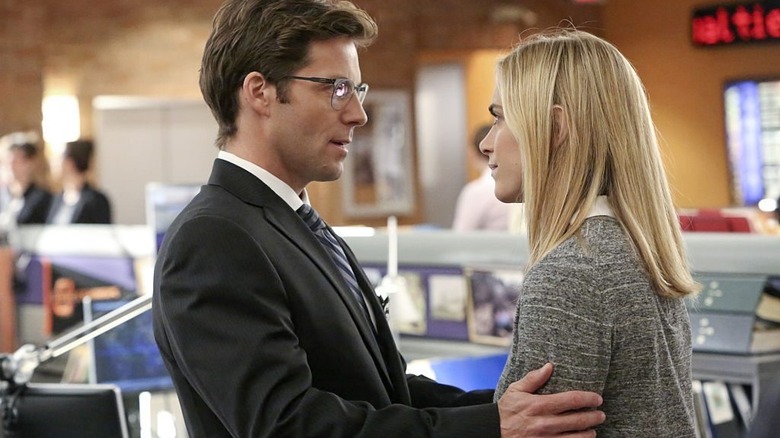 Emily Wickersham and Jamie Bamber NCIS