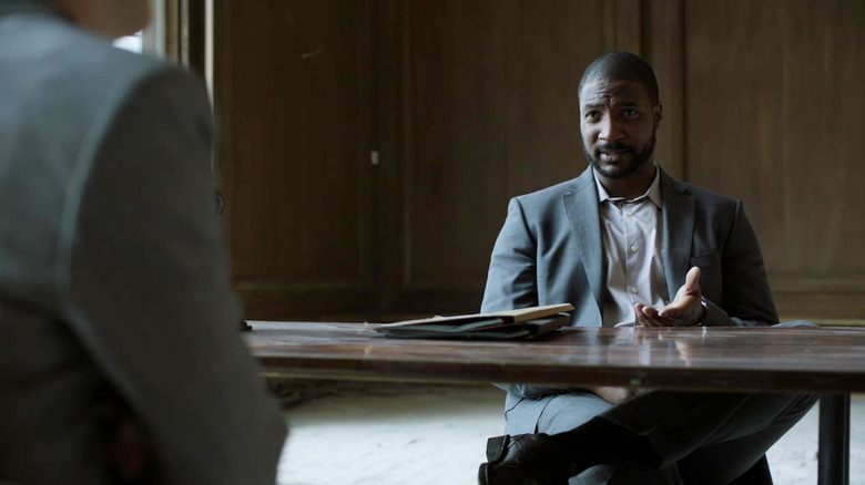 Eme Ikwuakor at desk in Counterpart