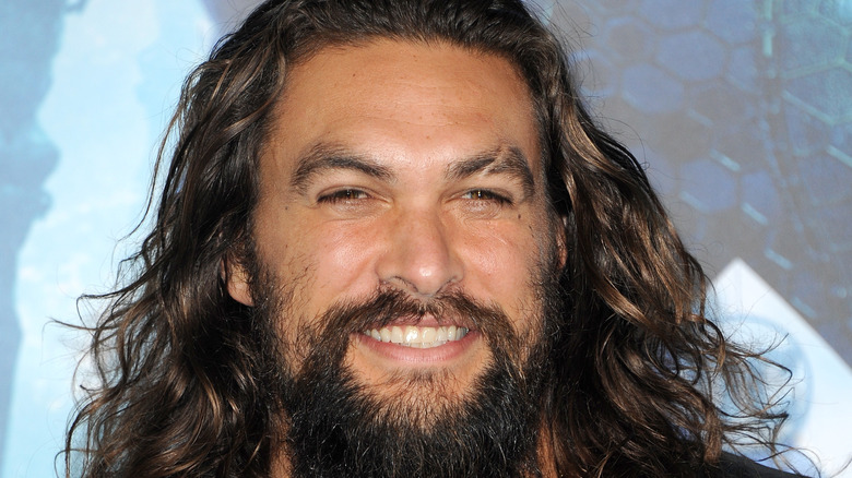 Jason Momoa smiling