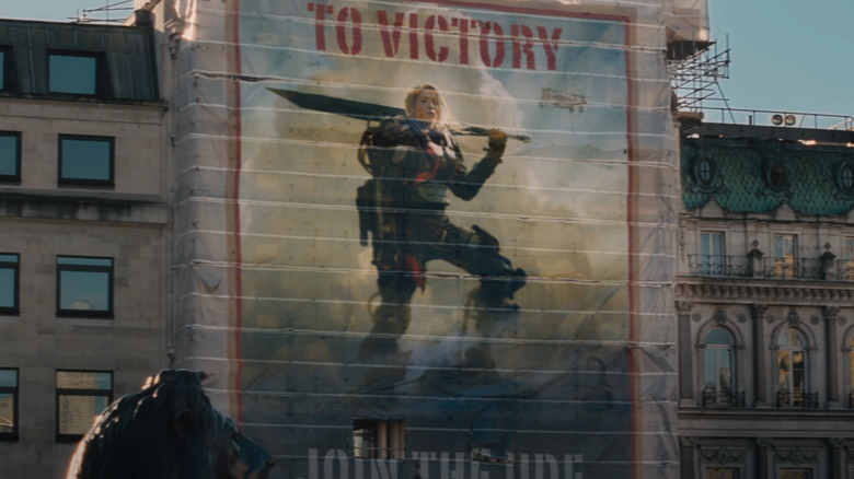 The Angel of Verdun victory poster in Edge of Tomorrow