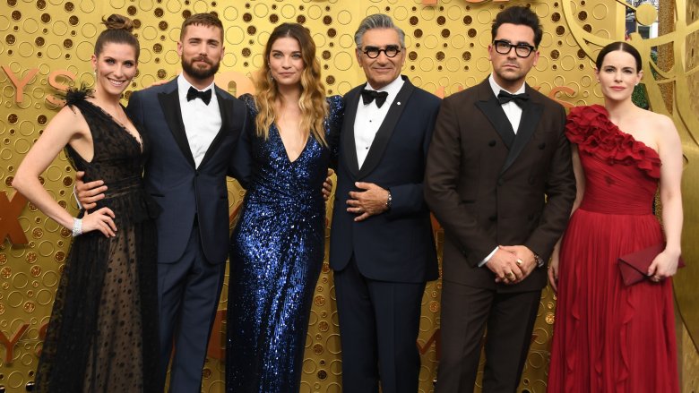 Schitt's Creek cast at 2019 Emmys