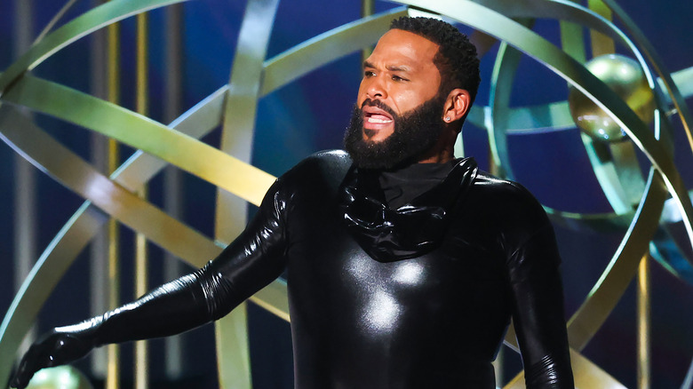 Anthony Anderson Emmys leather suit