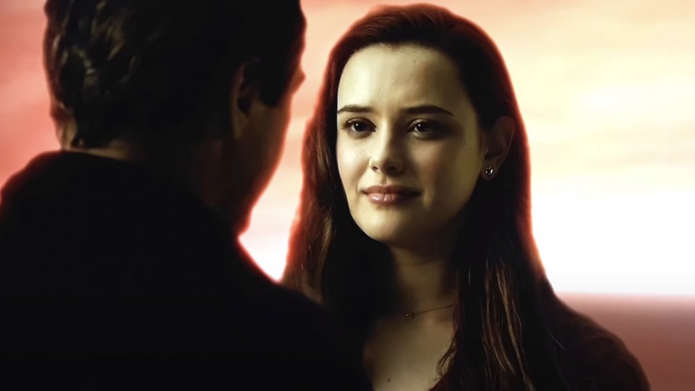 Katherine Langford and Robert Downey Jr. in Avengers: Endgame