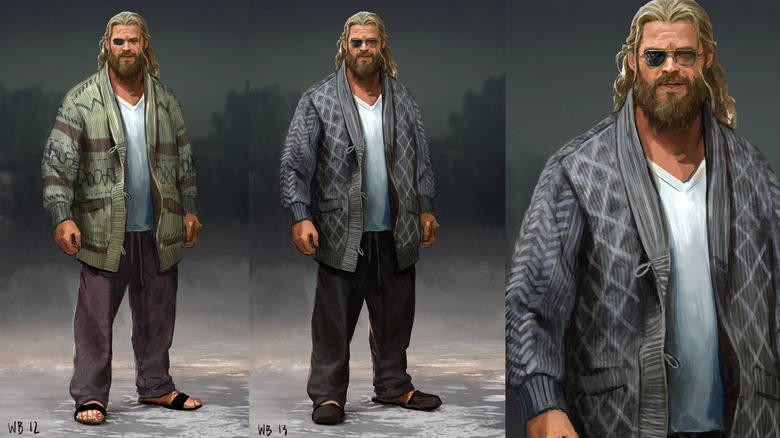 Thor with The Big Lebowski-inspired outfits