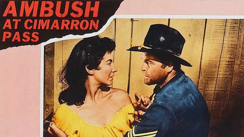 lobby card poster for Ambush at Cimarron Pass