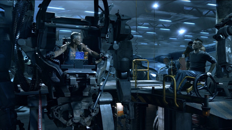 Avatar's Colonel Miles operates a mech