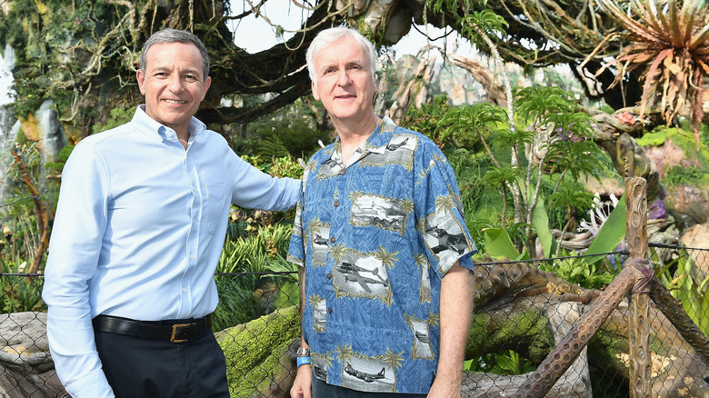 Bob Iger and James Cameron visit Pandora