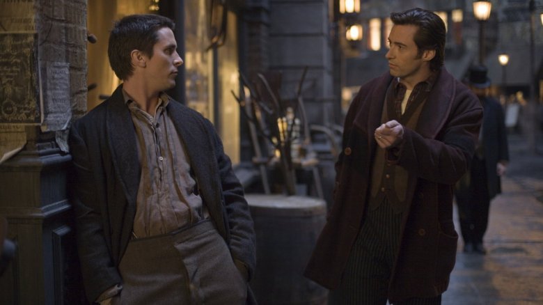 Christian Bale and Hugh Jackman in The Prestige