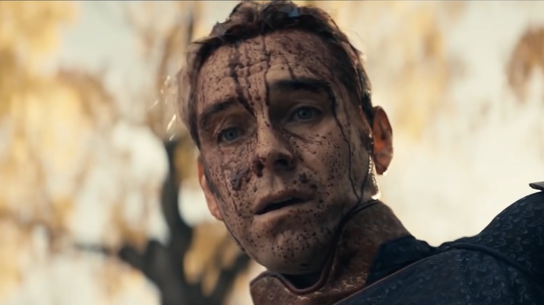 Homelander covered in blood on 'The Boys'