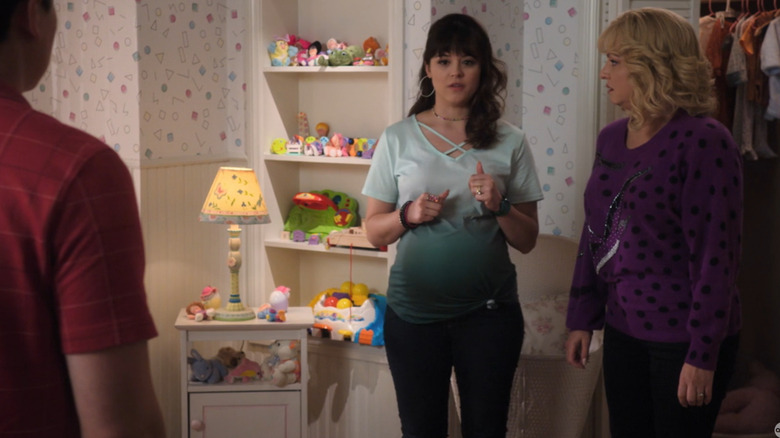 Erica prepares the baby's room in The Goldbergs