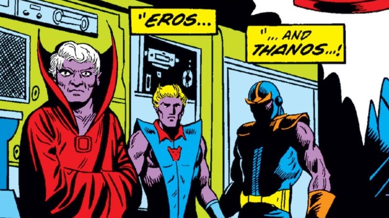Non PC Comics - Star Fox: Marvel Eros is The youngest son of A'lar Mentor,  and is Thanos' younger brother. Eros is also an Eternal and Avenger.  Origin: Approximately 750,000 years ago