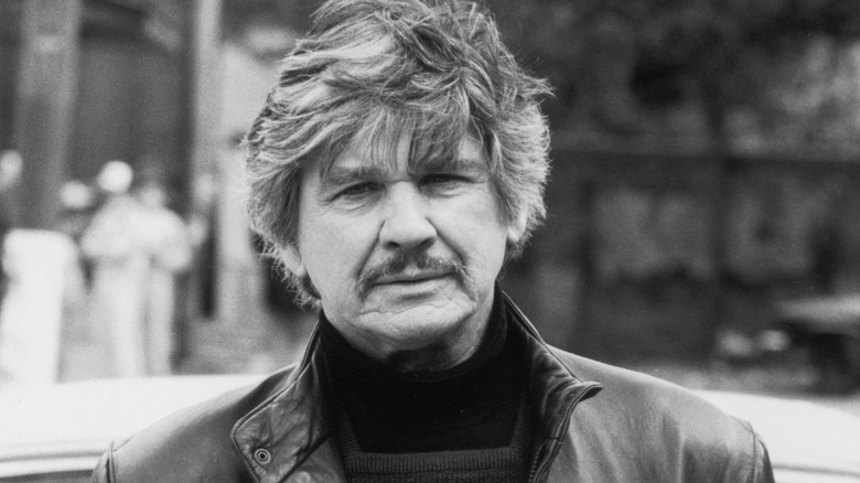 Charles Bronson on Death Wish set