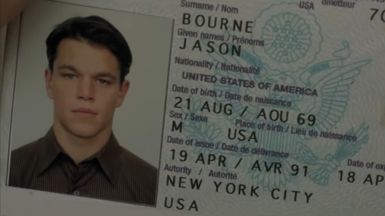 Jason Bourne passport