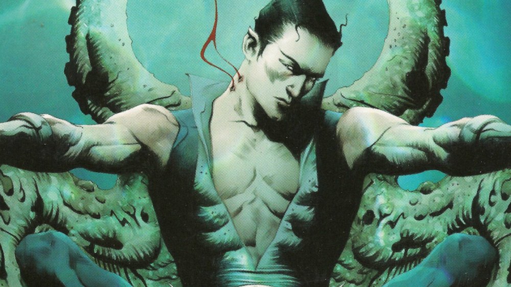 Namor upon his throne for the cover of Namor: The First Mutant #1