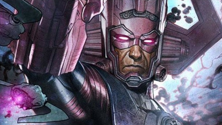 The cosmic villain Galactus from Marvel comics