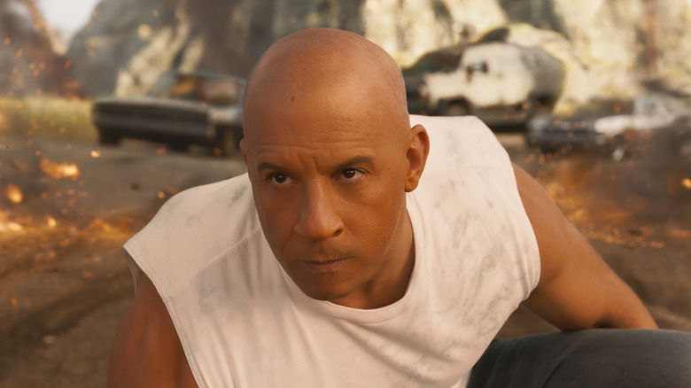 Dom Toretto stares