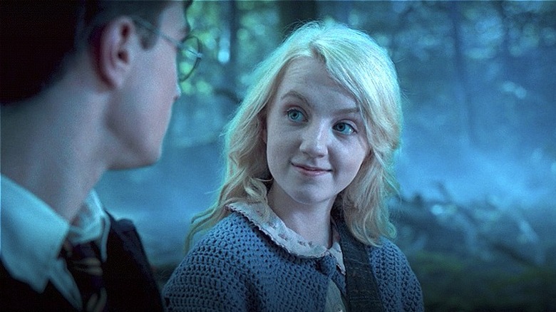 Luna smiling at Harry in Order of the Phoenix