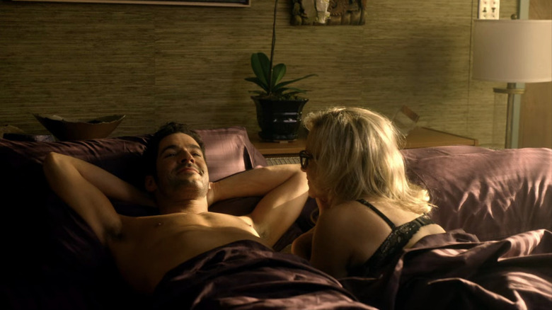 Lucifer and Linda in bed
