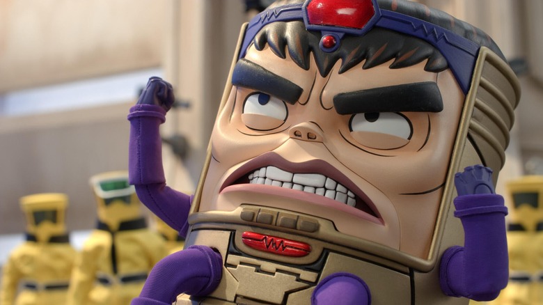 MODOK shakes his fists