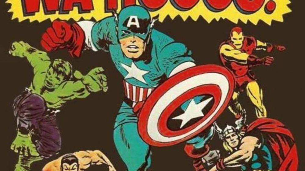 1966 Captain America leads Avengers