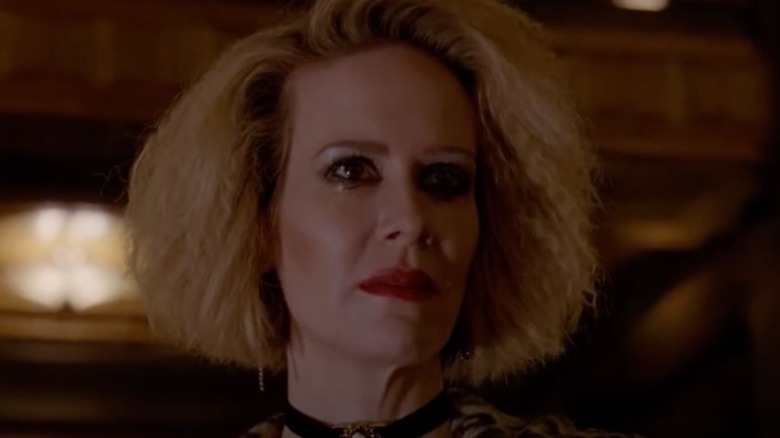 Sarah Paulson cries